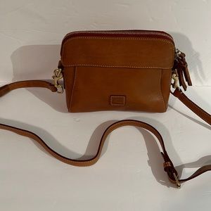 JUST SOLD Dooney & Bourke Florentine Cameron Chestnut brown Crossbody purse